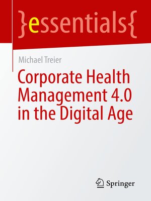 cover image of Corporate Health Management 4.0